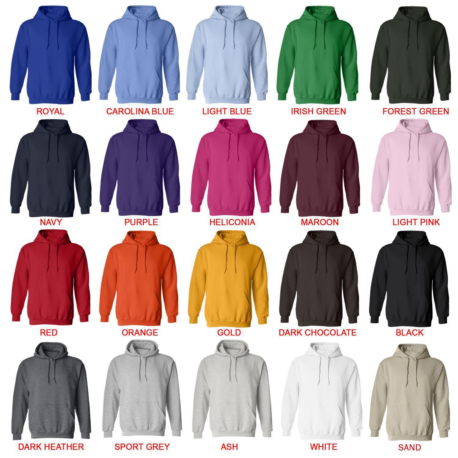 hoodie color chart - Luffy Merch