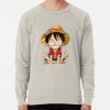 ssrcolightweight sweatshirtmensoatmeal heatherfrontsquare productx1000 bgf8f8f8 5 - Luffy Merch